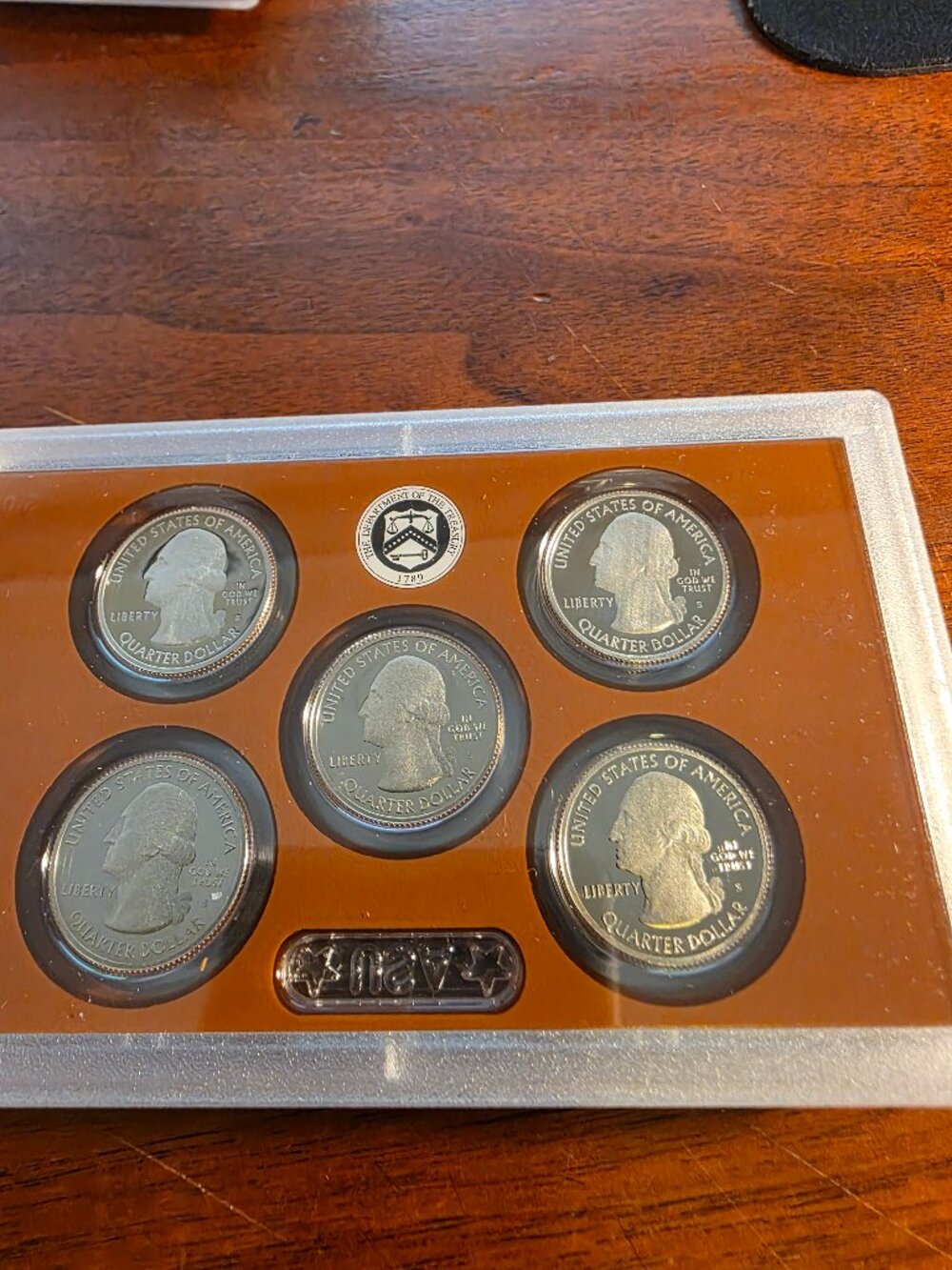 2011 US MINT QUARTERS STATE PROOF SET 5 COINS OF HISTORIC PLACES